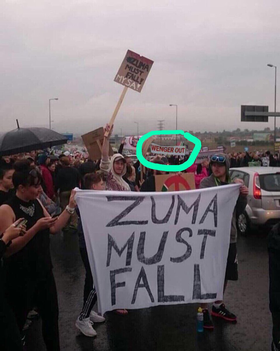 جانب من مظاهرات جنوب افريقيا
