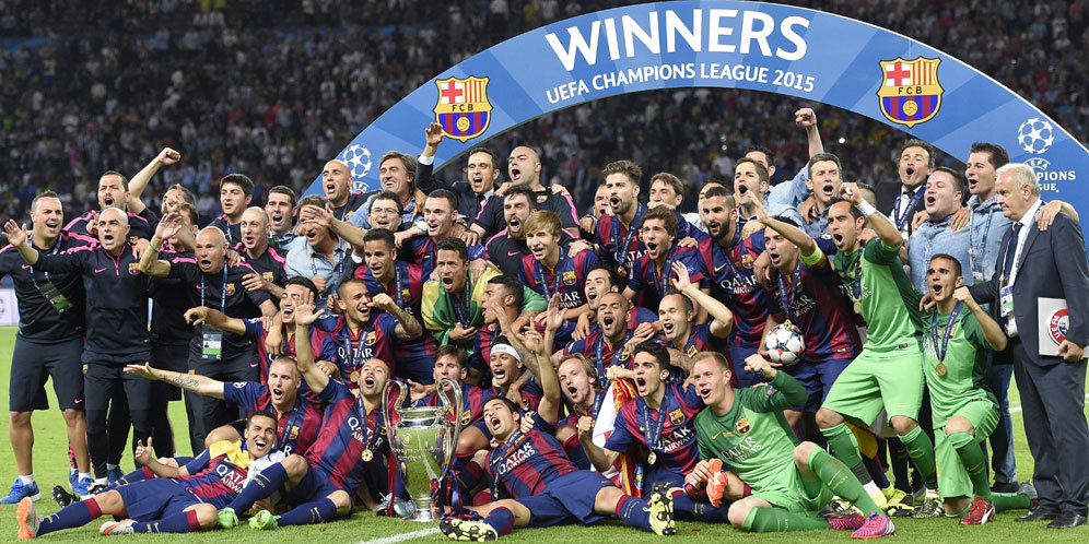برشلونة بطل دورى الأبطال 2015
