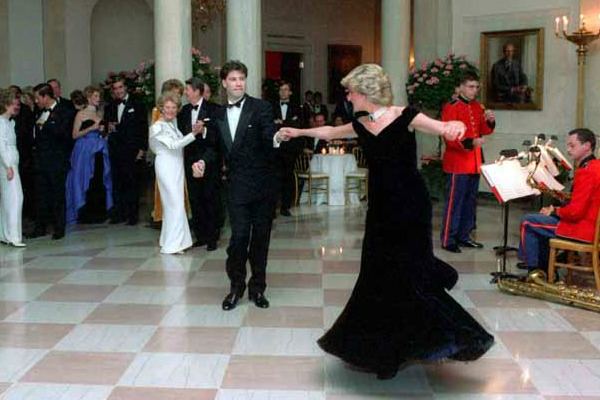 رقصة الأميرة ديانا فى البيت الأبيض