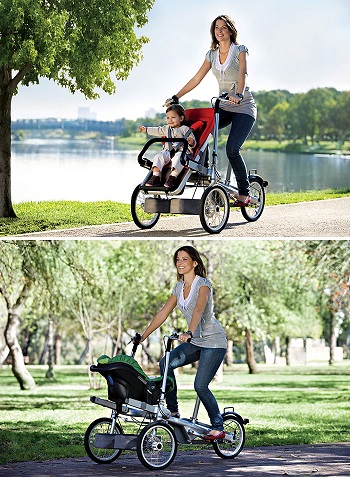 دراجة مزودة بكرسى لطفلك