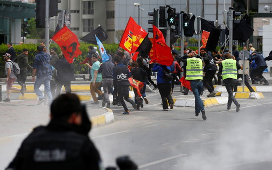 مواجهات بين الشرطة التركية ومحتجين