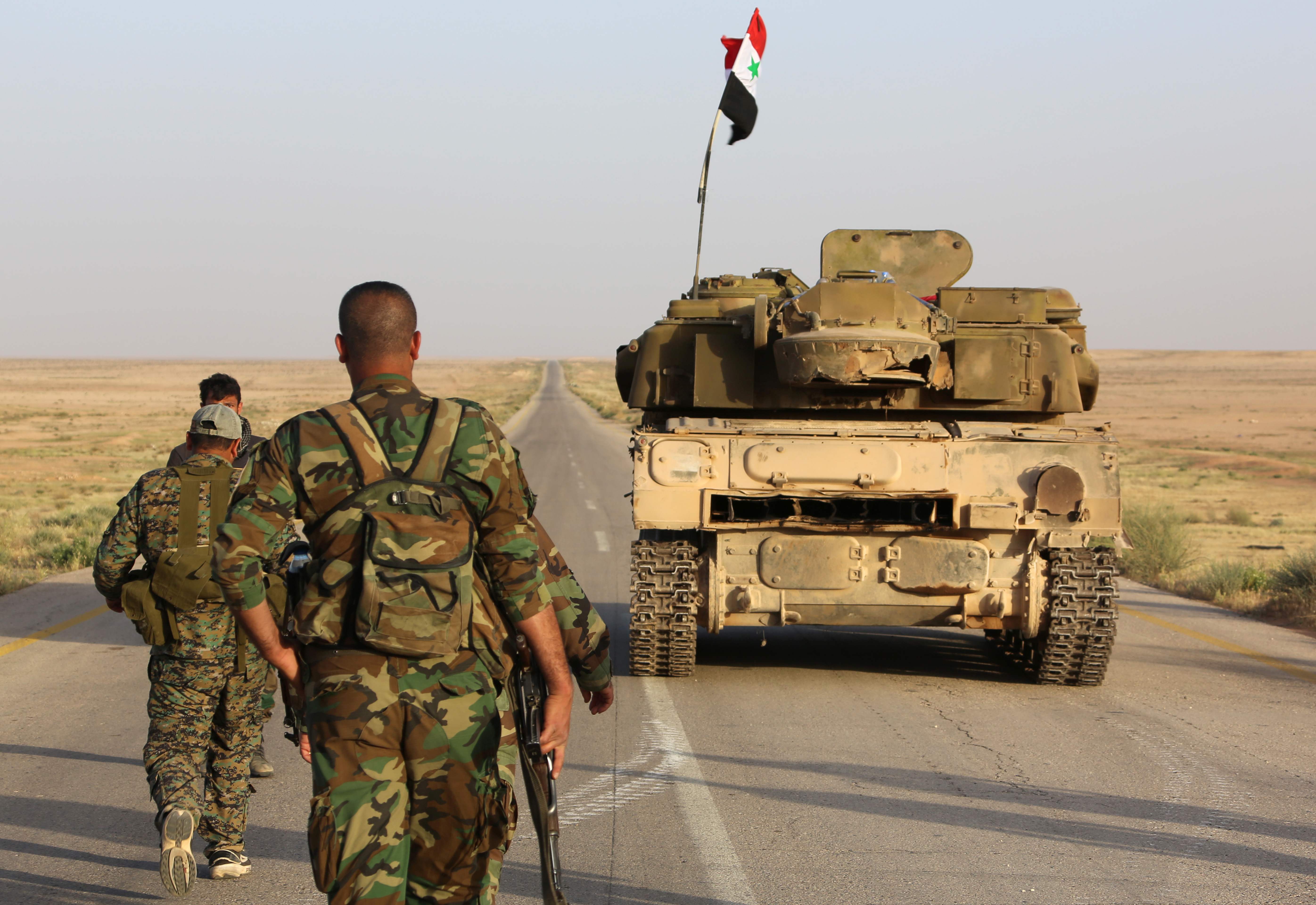 تعزيزات عسكرية للنظام السورى على الحدود مع العراق