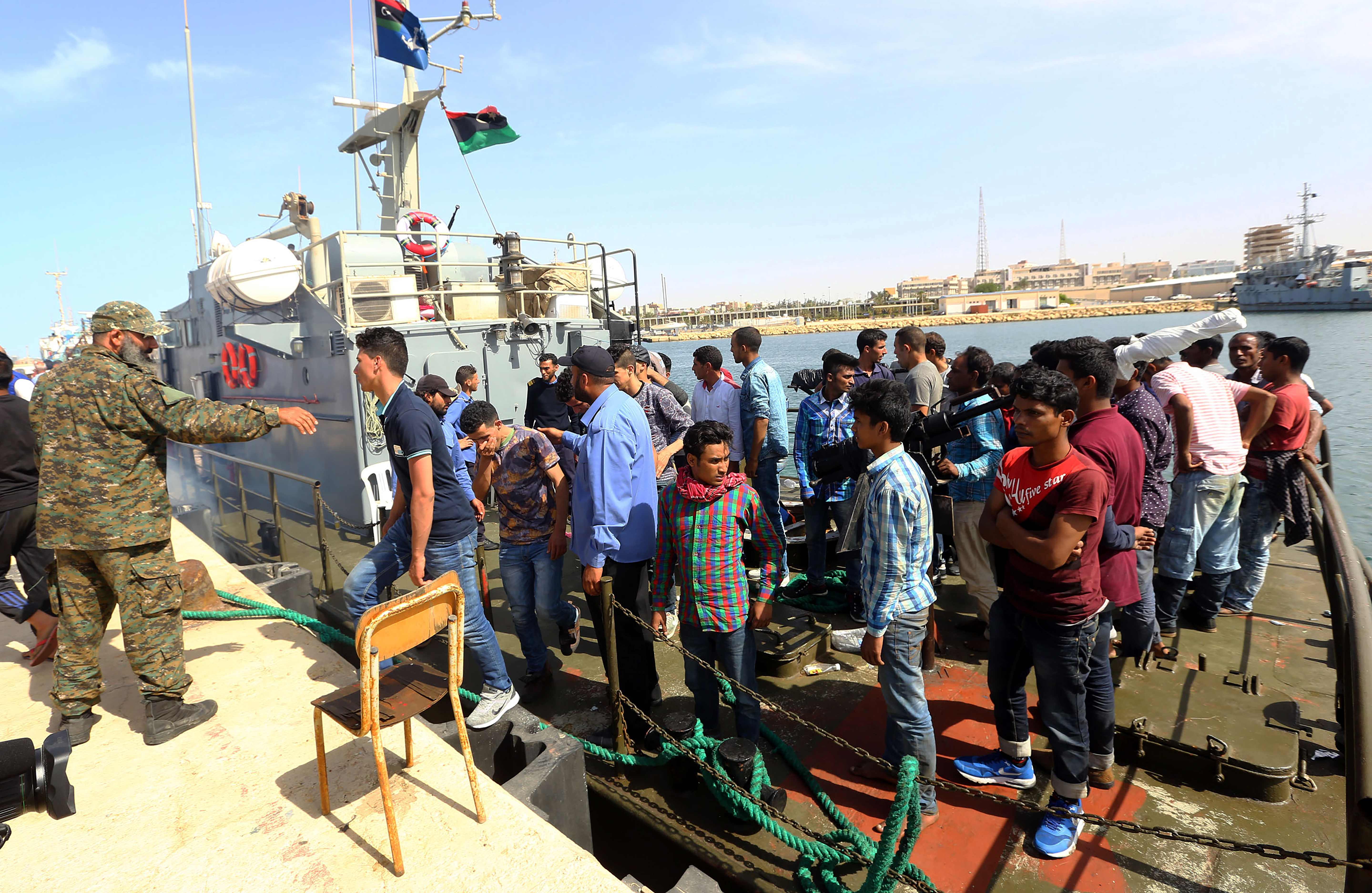 غفر السواحل الليبي ينقذ