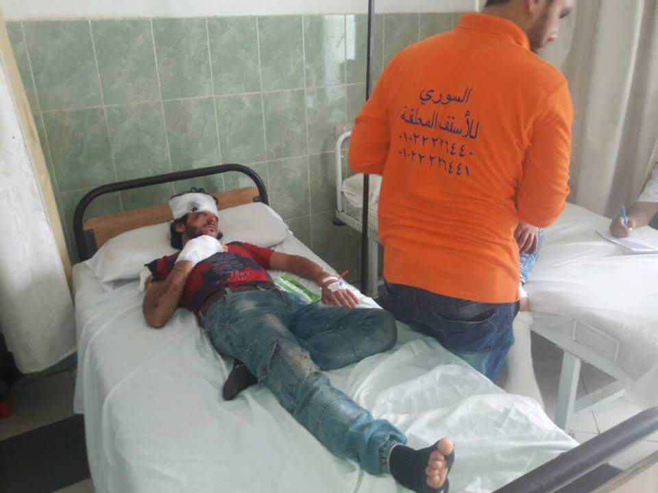 المصابين السورين بمستشفى الغردقة