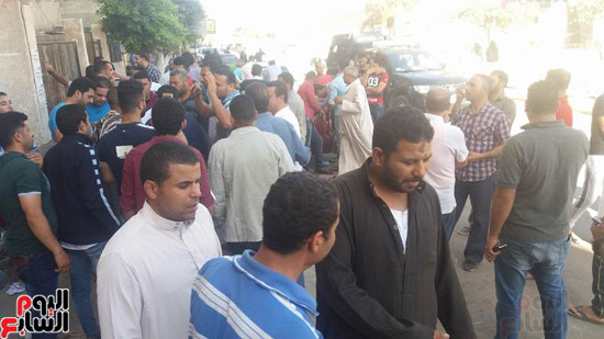 الوقفة الإحتجاجية أمام مركز شرطة كفر الشيخ