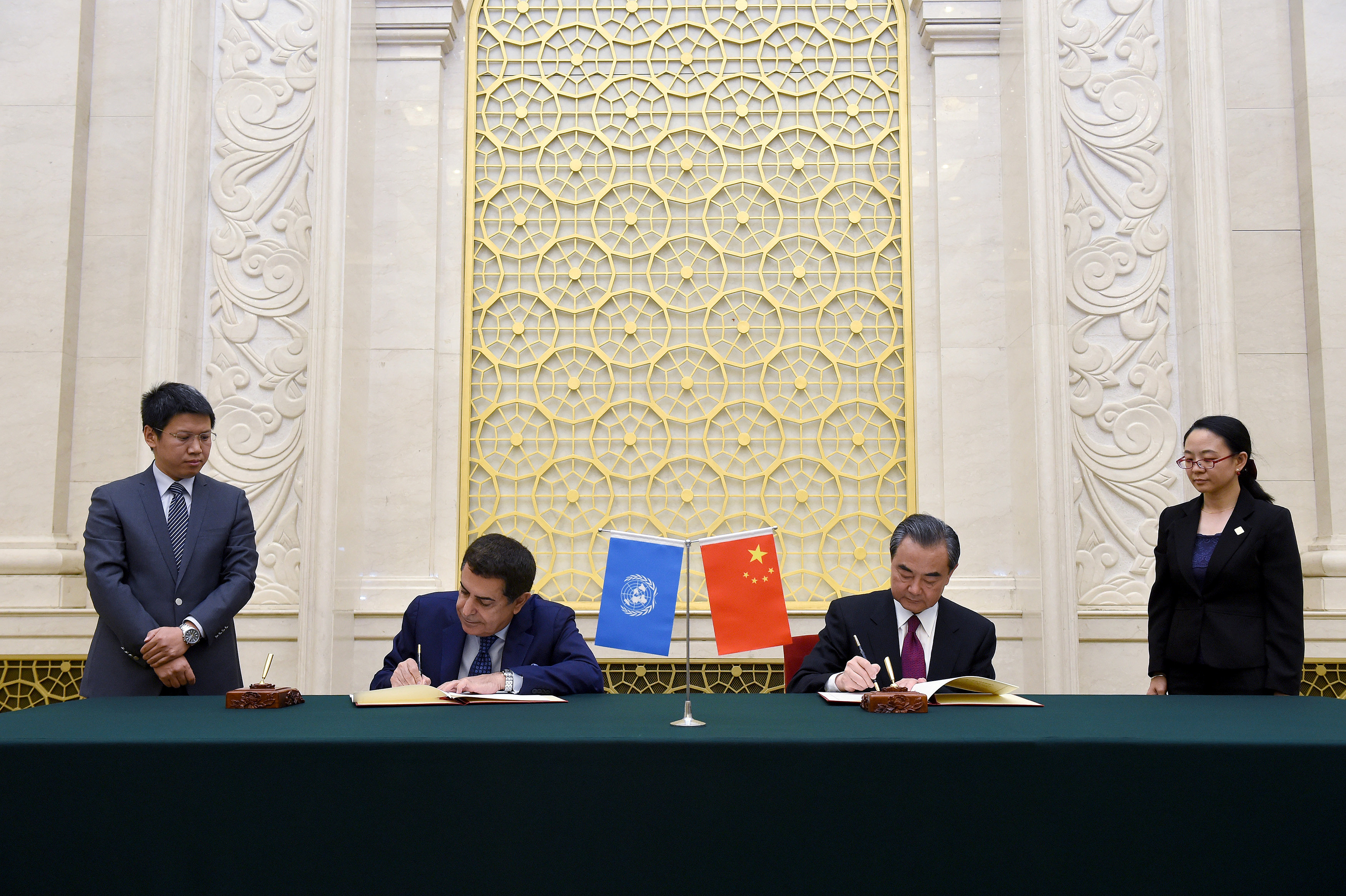 توقيع اتفاقية بين الصين وتحالف الأمم المتحدة للحضارات