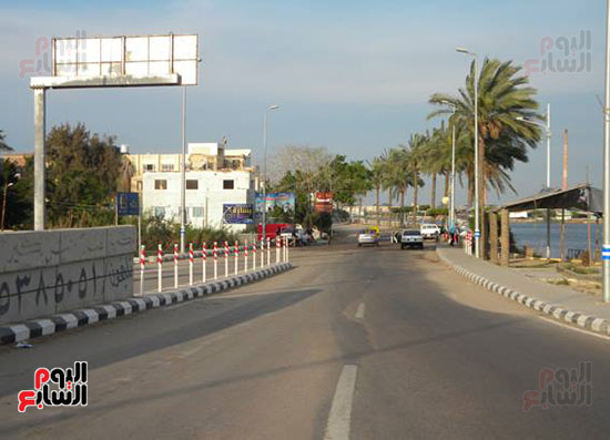  مدخل مدينة فوه من ناحية مدينة المحمودية بمحافظة البحيرة