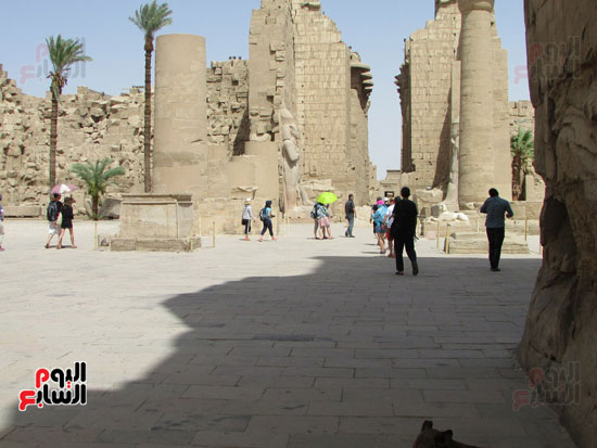جولات السياح في معابد ومقابر الاقصر