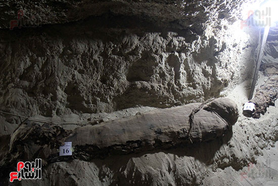 اكتشاف أول مقبرة فى تاريخ مصر الوسطى تضم 18 مومياء بالمنيا (36)