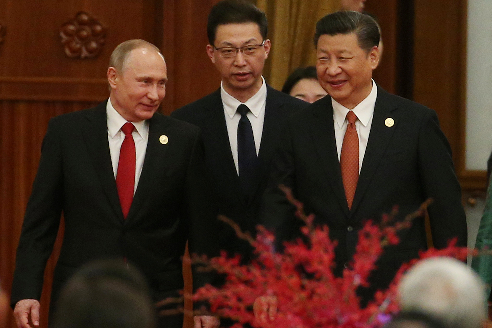الرئيس الصينى يلتقى الرئيس الروسى