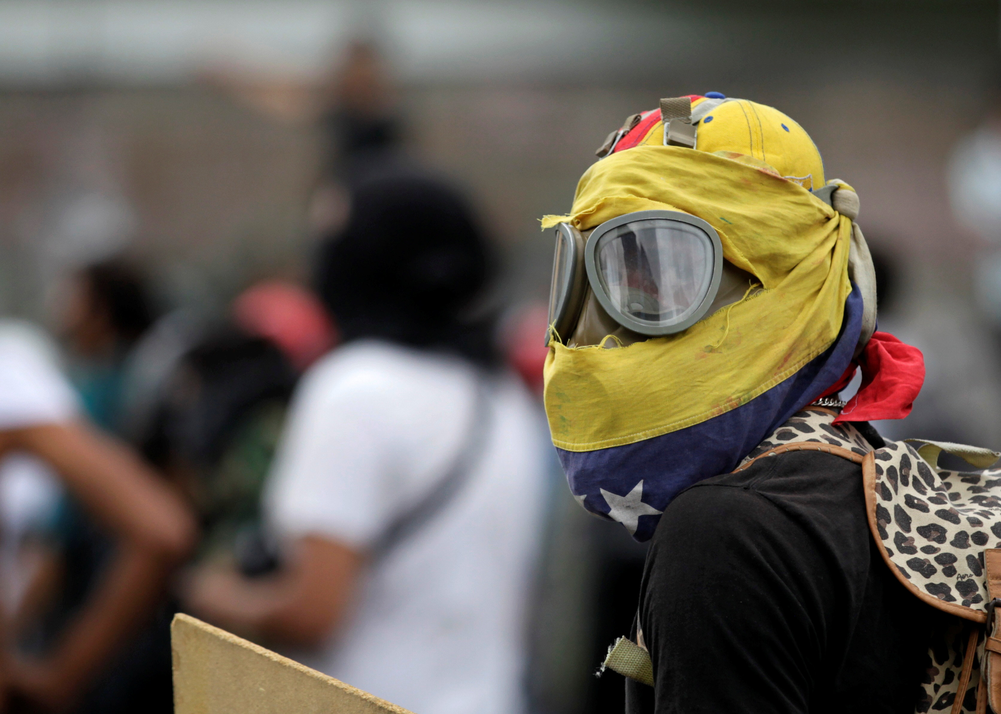 متظاهرة فنزويلية