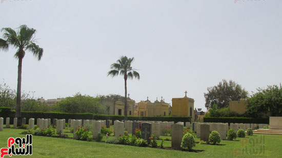 مقابر الحلفاء بالحرب العالمية الأولى التى تضم 1094 قبرًا