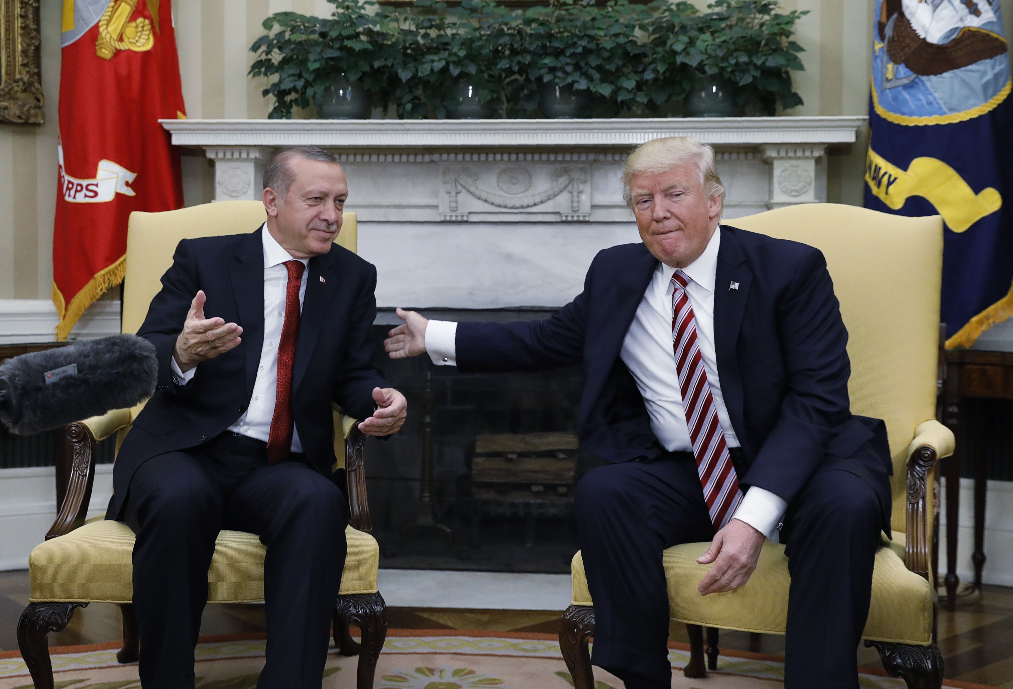 ترامب يجتمع بالرئيس التركى رجب طيب أردوغان