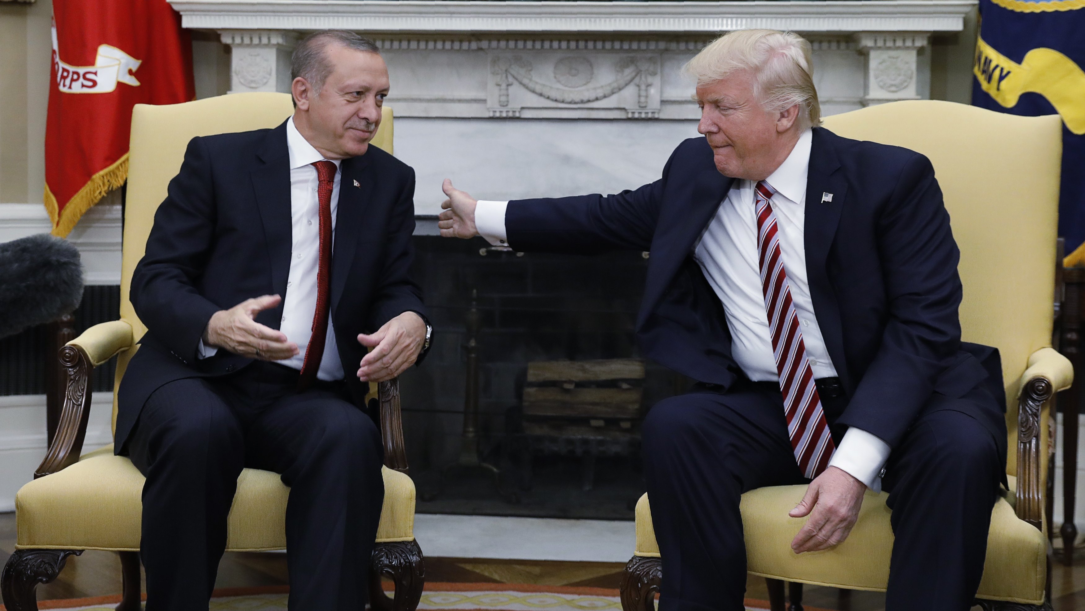 ترامب يستقبل رجب طيب أردوغان
