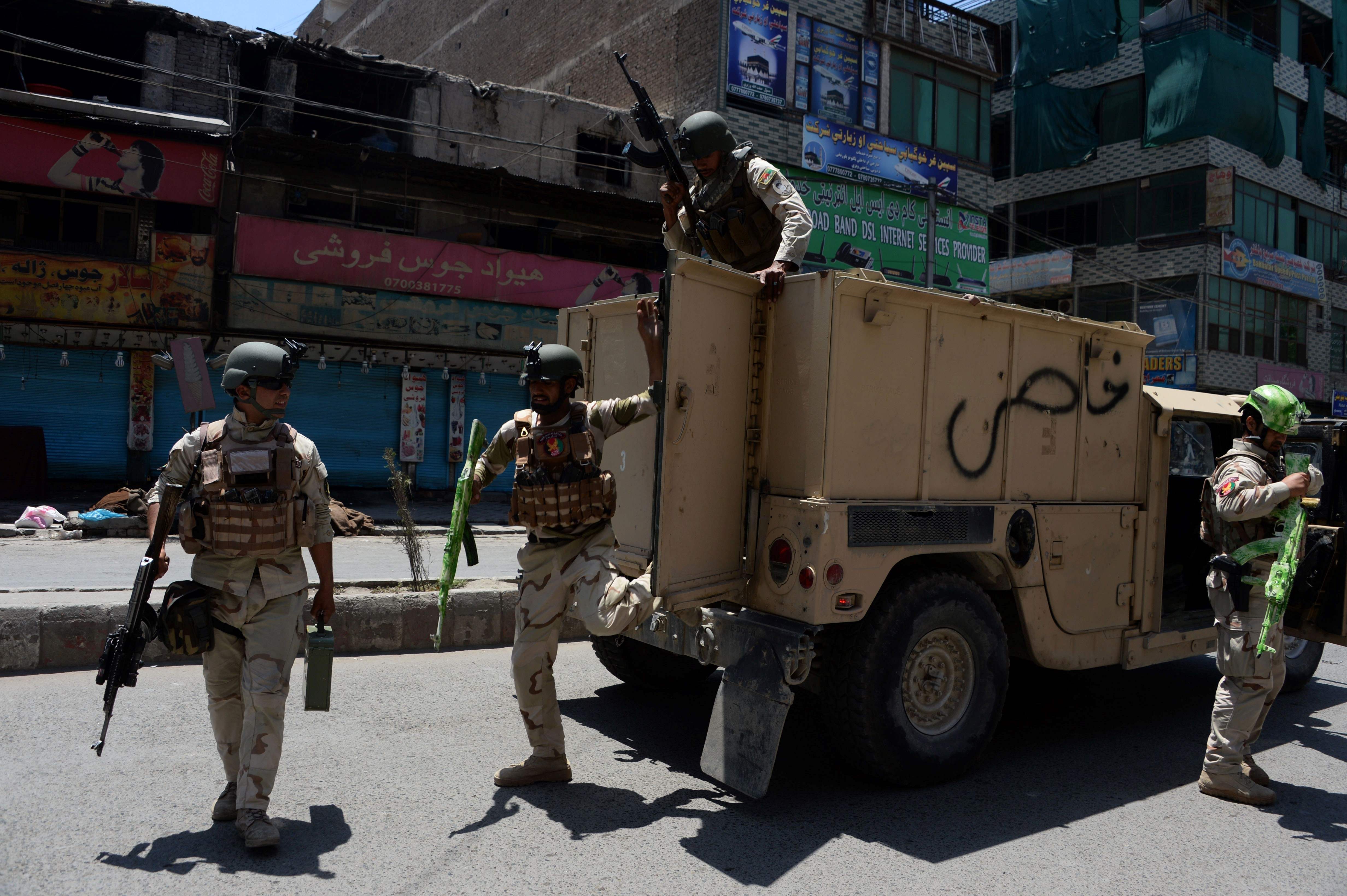 وصول تعزيزات لقوات الأمن الأفغانية