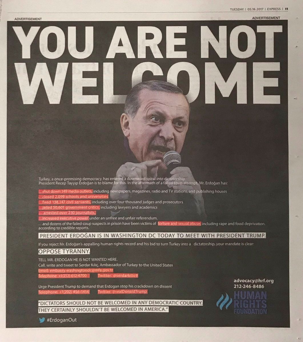 بيان المؤسسة التركية