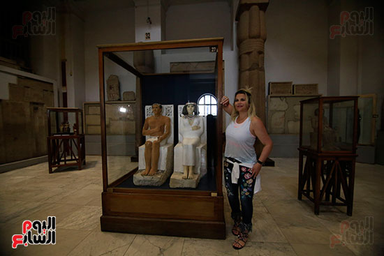 أسرة كريستيانو رونالدو فى المتحف المصرى (8)