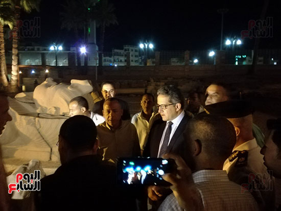 الوزير يوافق على ترميم تمثال جديد لرمسيس الثانى بالأقصر