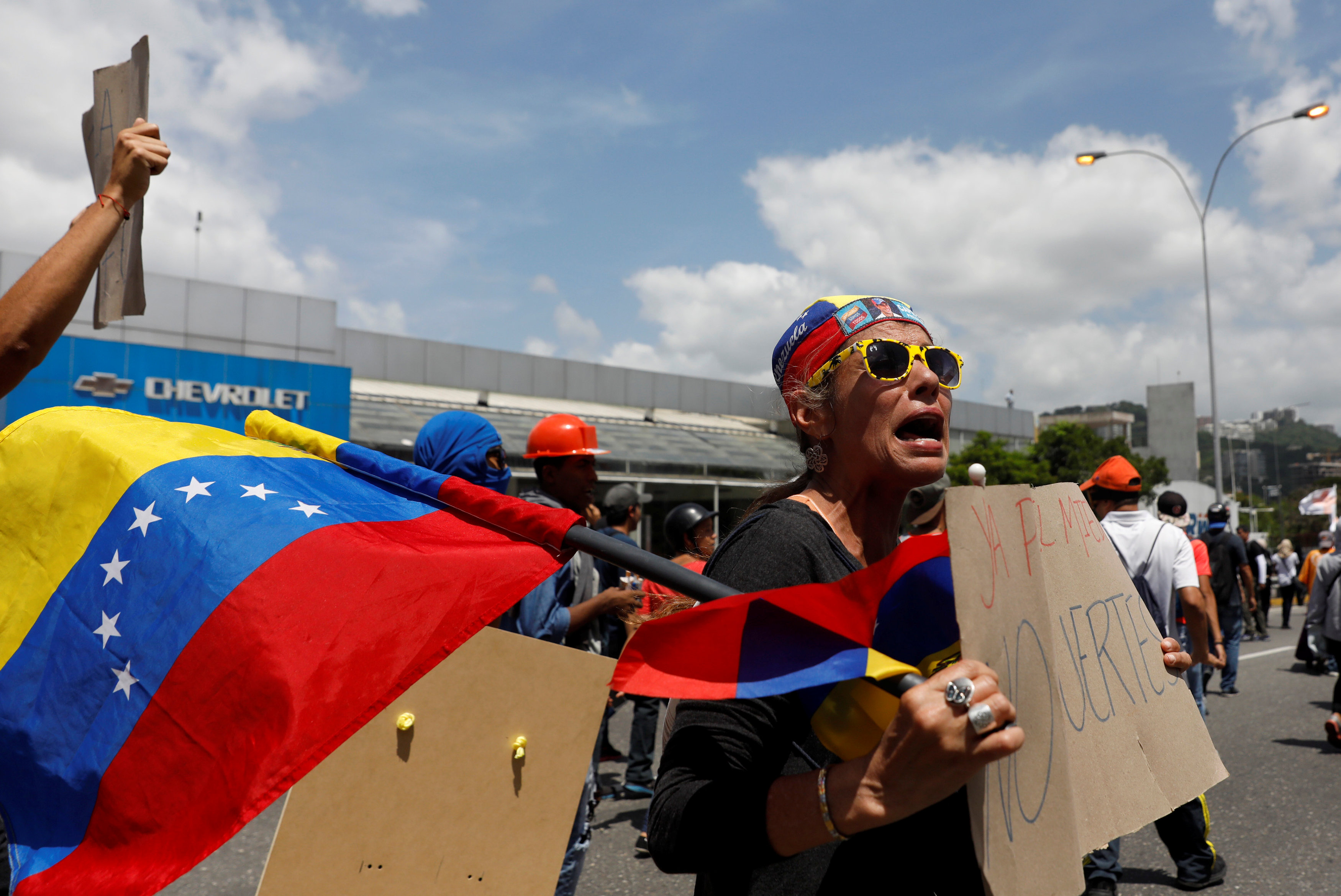 استمرار مظاهرات فنزويلا لليوم 47 على التوالى