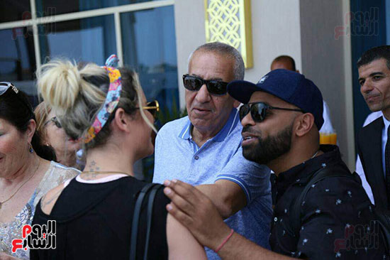 عائلة رونالدو تصل شرم الشيخ لحضور حفل افتتاح أكبر أكوا بارك بالشرق الأوسط (5)
