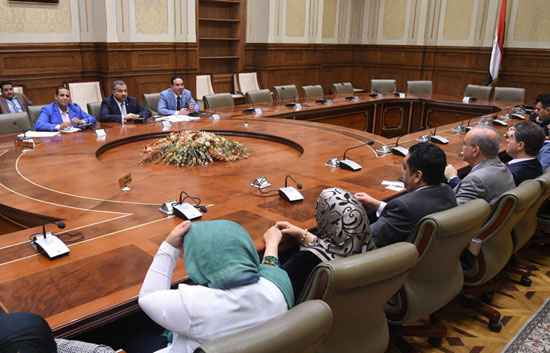 لقاء هيئة مكتب لجنة الصحة بالبرلمان المصرى مع وفد البرلمان العراقى