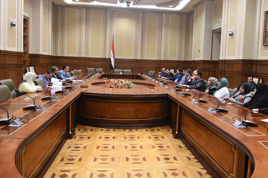 لقاء هيئة مكتب لجنة الصحة مع وفد لجنة البيئة ببرلمان العراق