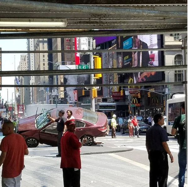 السيارة التى نفذ بها حادث الدهس فى نيويورك