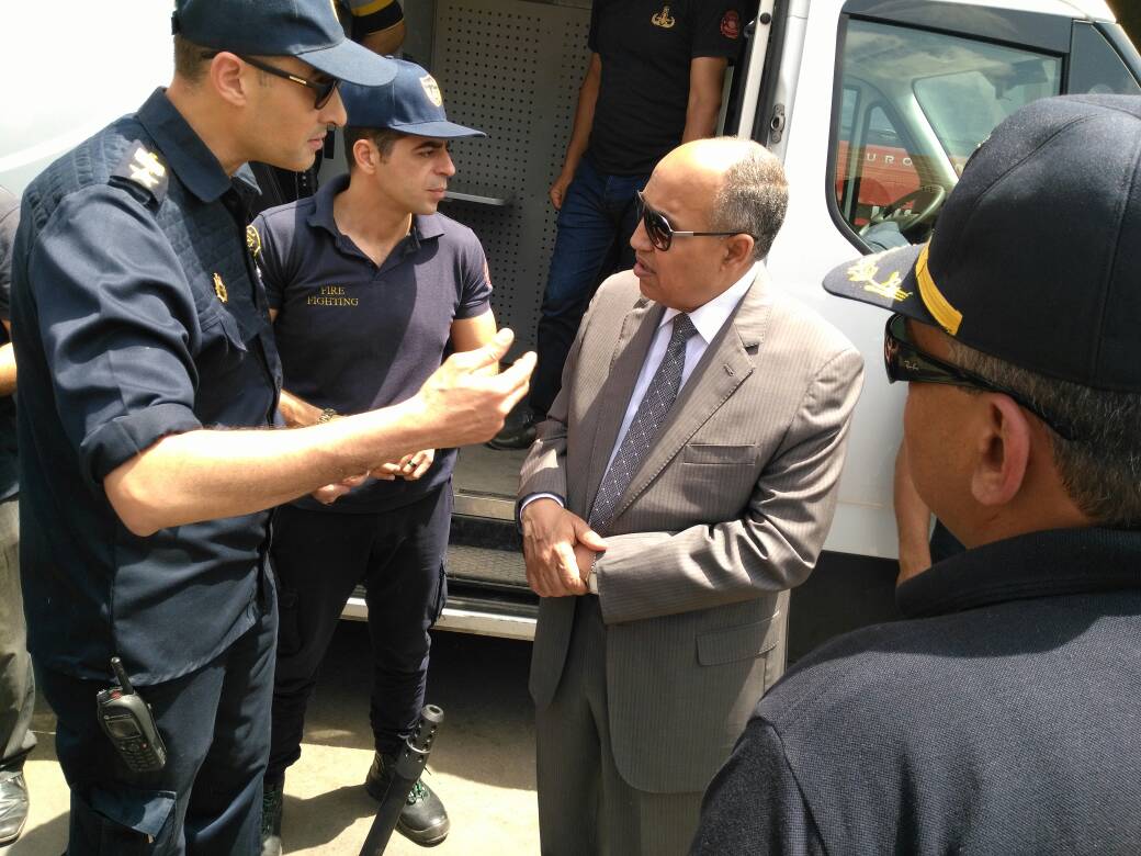 اللواء على أبو زيد مساعد وزير الداخلية لغرب الدلتا جولة ميدانية على المنشآت الشرطية (1)