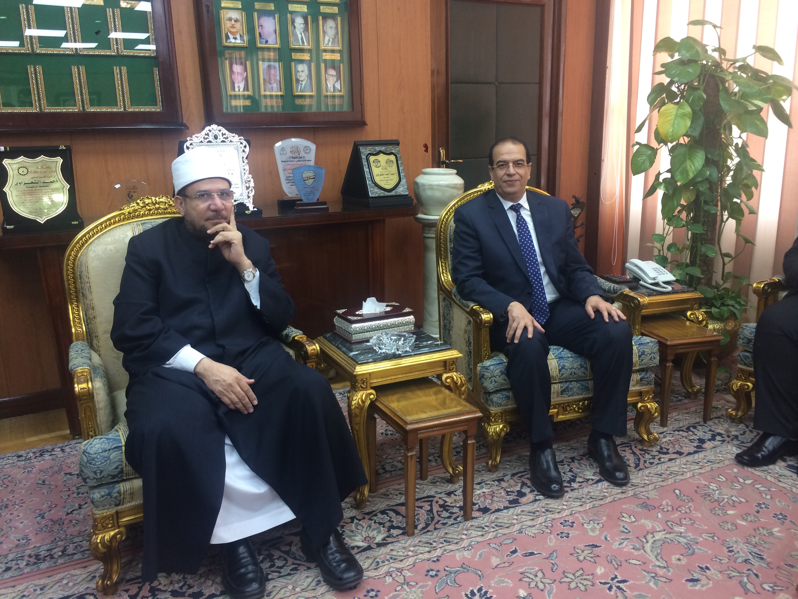 وزير الأوقاف يصل الدقهلية لافتتاح مسجد جديد (6)