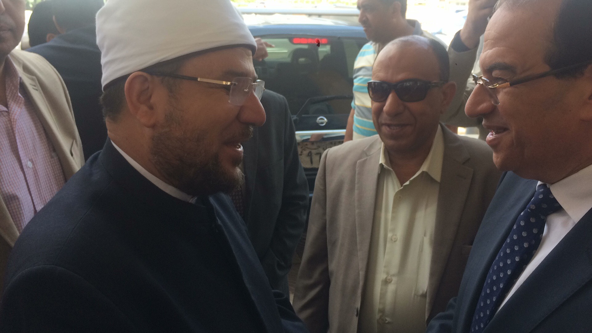 وزير الأوقاف يصل الدقهلية لافتتاح مسجد جديد (1)