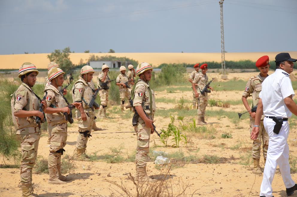 5- قوات الجيش والشرطة  أثنااء الحملة