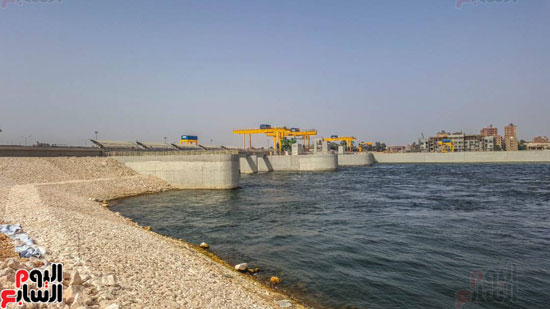 نهر النيل أسفل المشروع