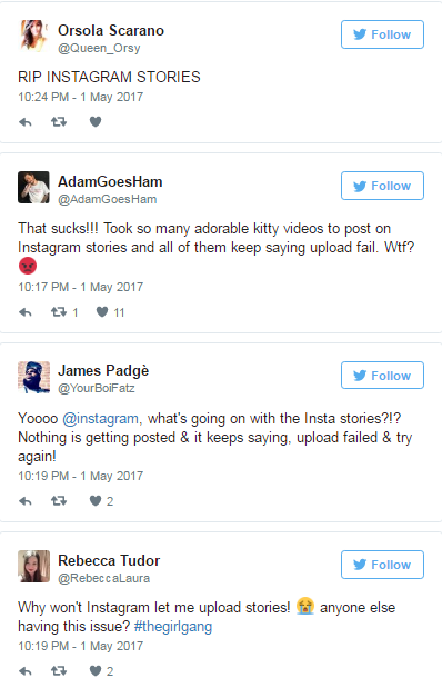 شكاوى انقطاع انستجرام