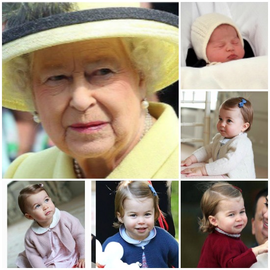 التشابه بين الملكة إليزابيث و الأميرة تشارلوت