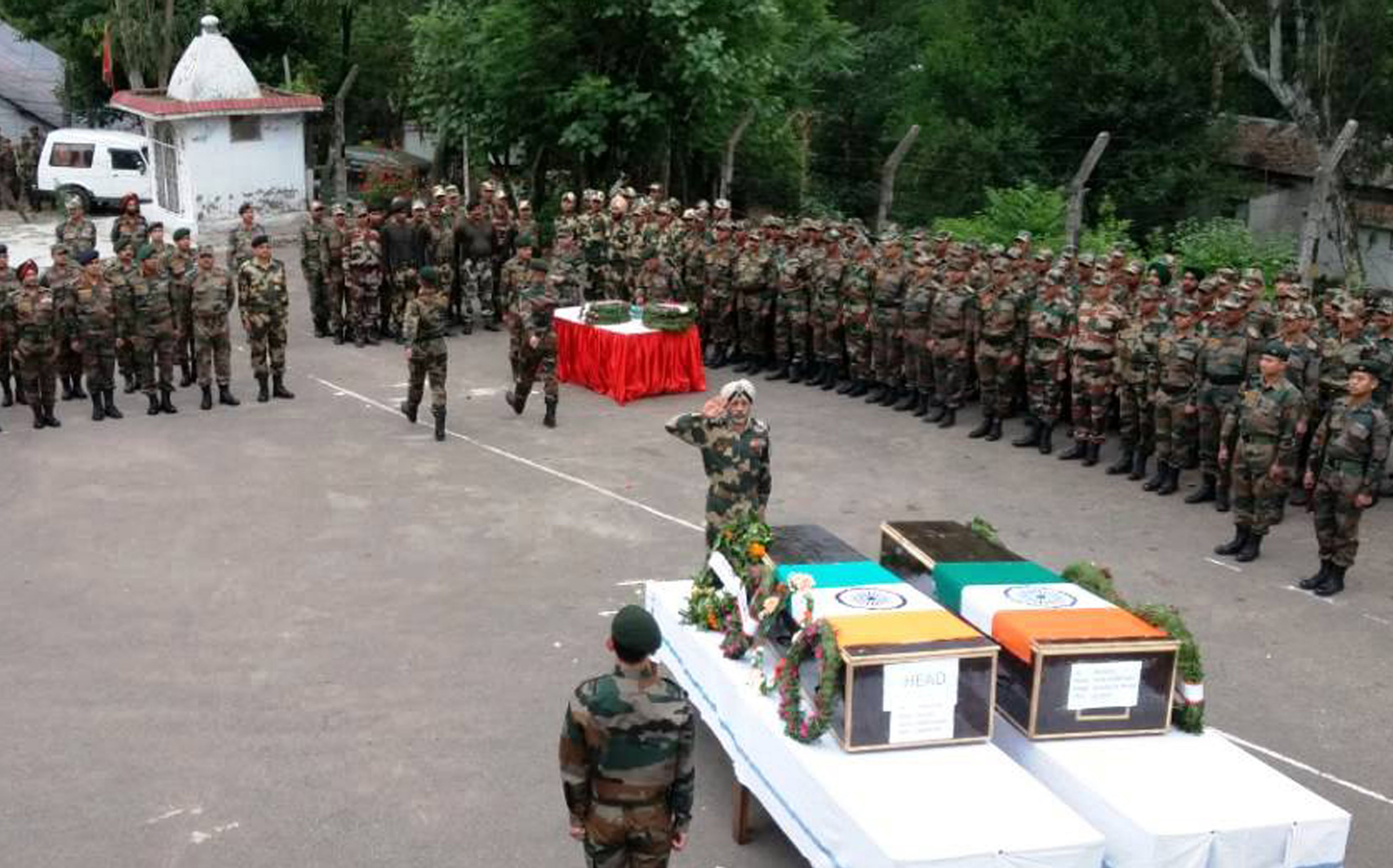 تشيع جثمان القوات الهندية