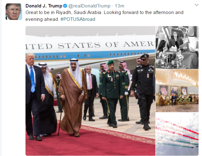 حساب ترامب على تويتر