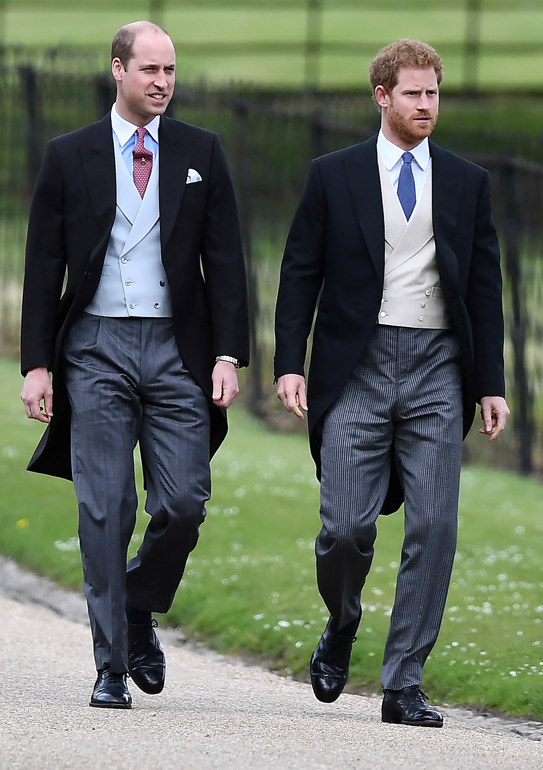 الأمير هارى والأمير وليام يصلان حفل زفاف شقيقة دوقة كامبريدج