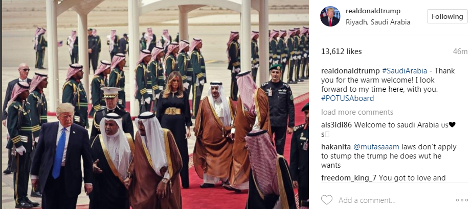 ترامب انستجرام