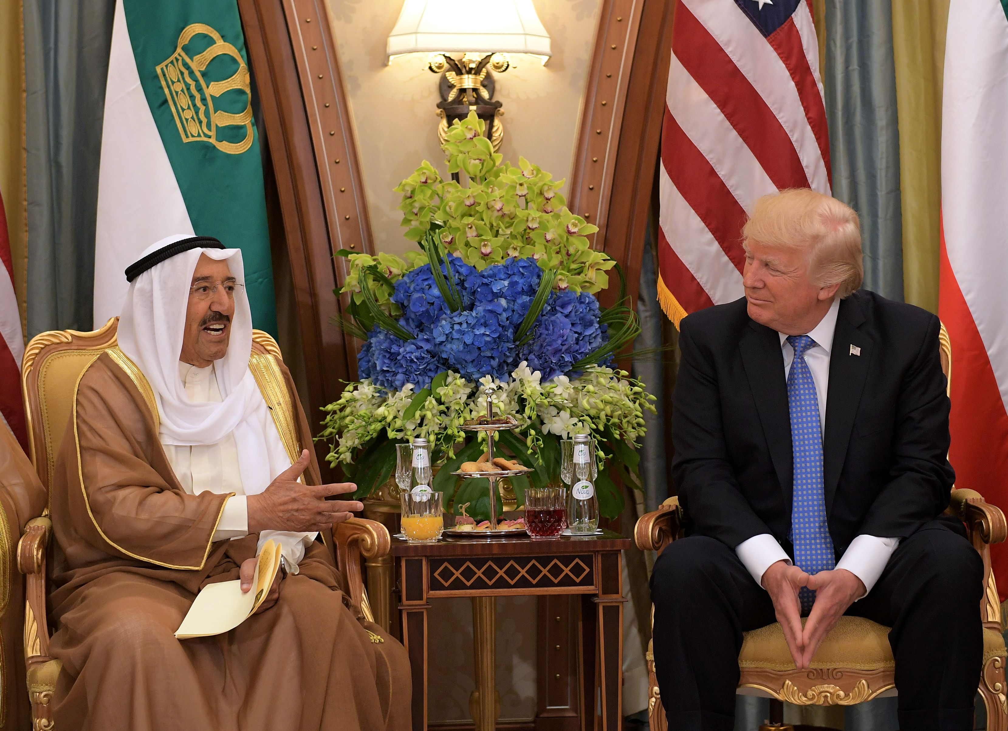 ترامب يلتقى أمير الكويت
