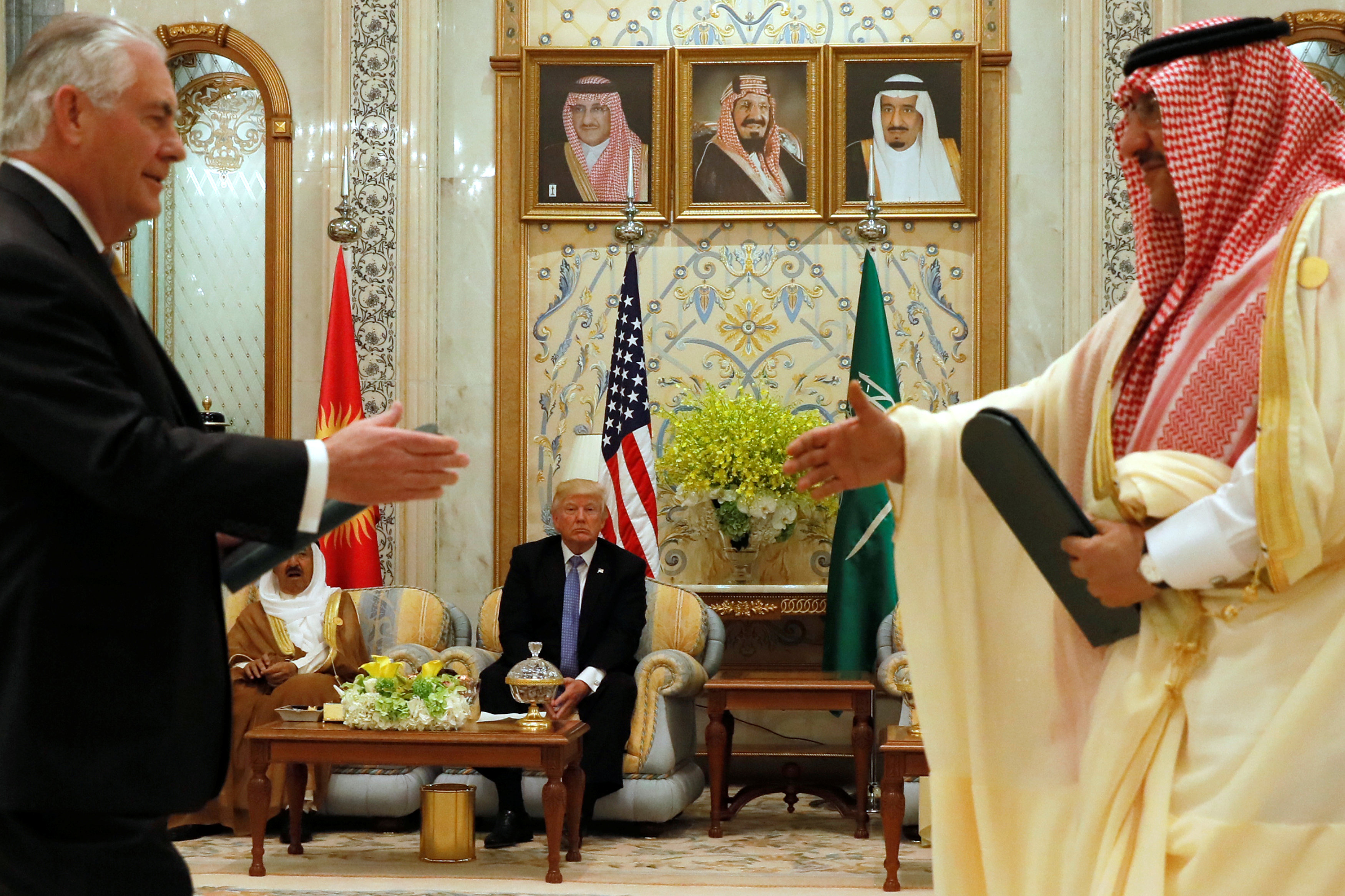 الأمير محمد بن نايف ووزير الخارجية الأمريكى ريكس تيلرسون