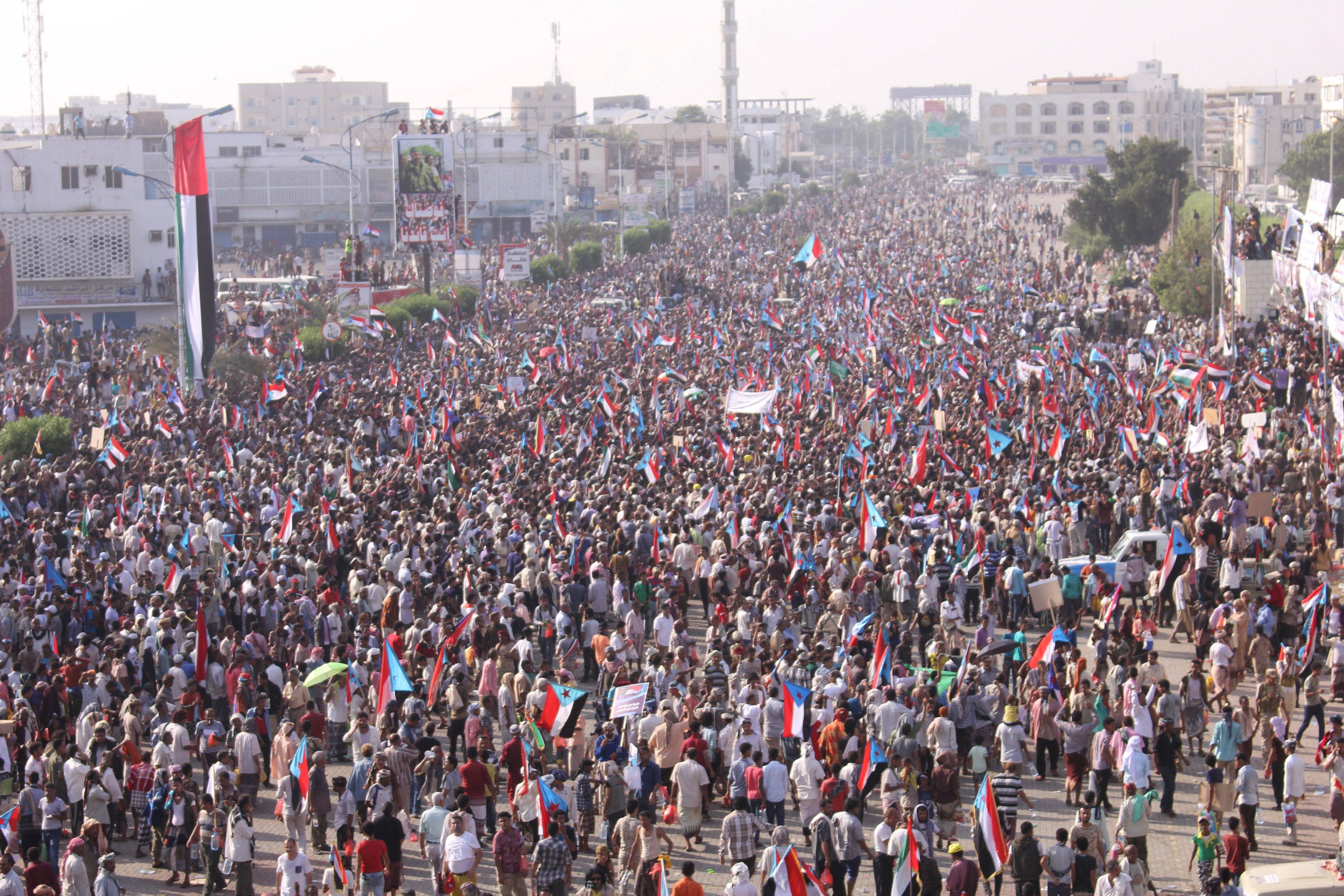 تظاهر حركة الجنوب الانفصالية