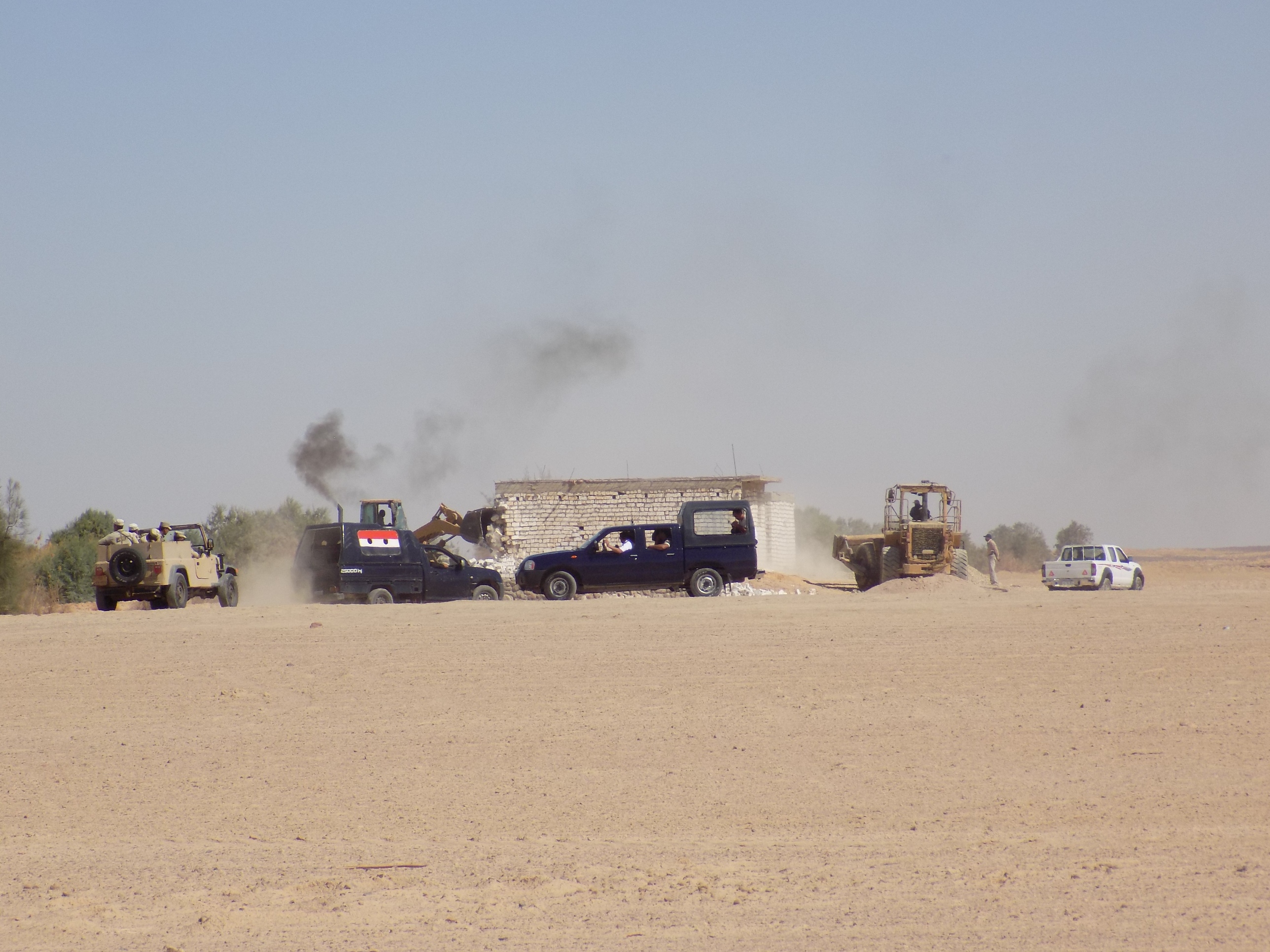 الحملة الأمنية على مناطق التعديات فى طور سيناء