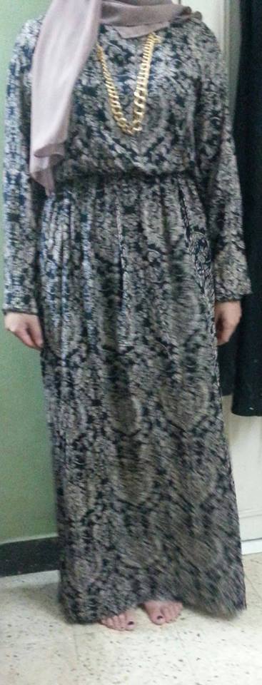 فستان مشجر من تصميم نوران