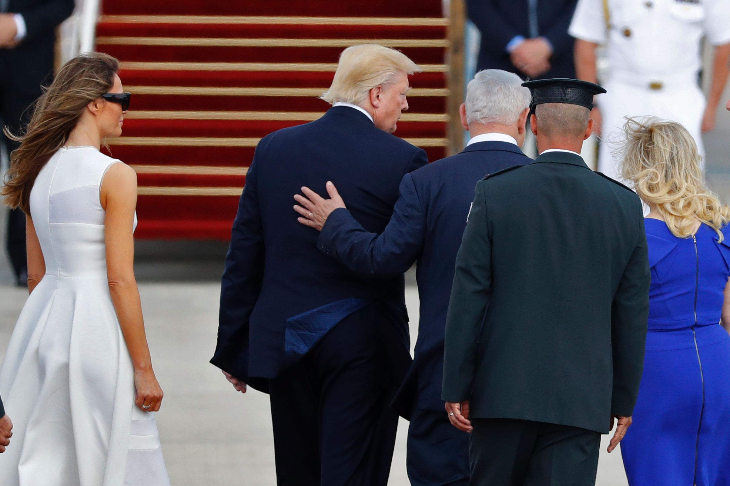 ترامب يغادر إسرائيل