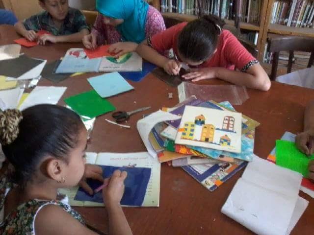ورش فنية وقراءة قصصية للأطفال  بثقافة المنيا (2)