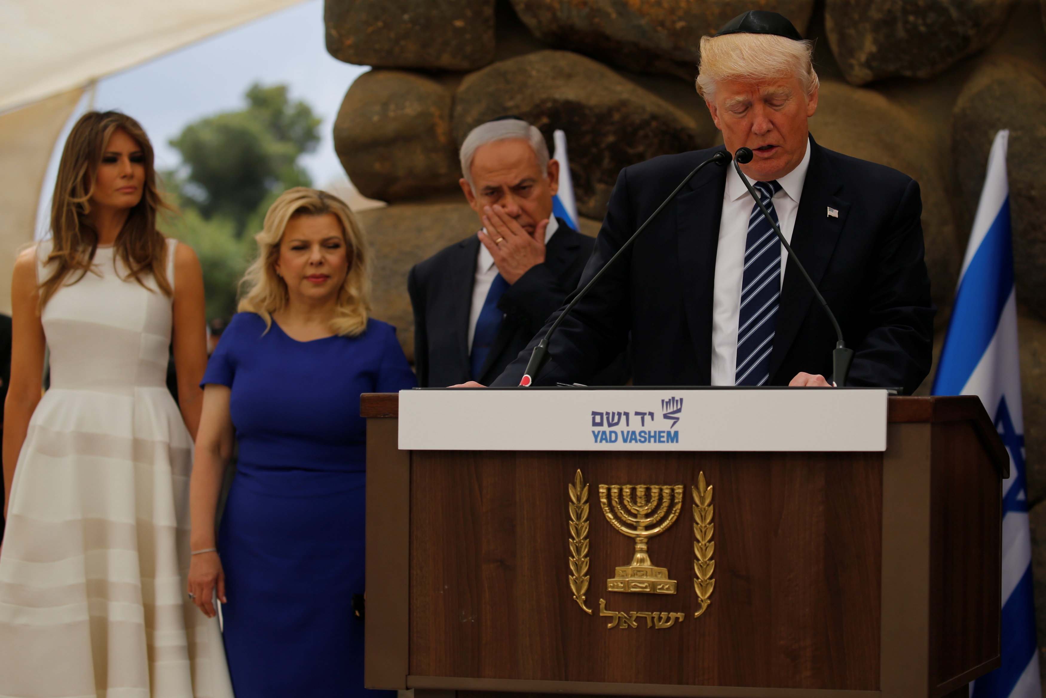 مؤتمر صحفى للرئيس الأمريكى ورئيس الوزراء الإسرائيلى
