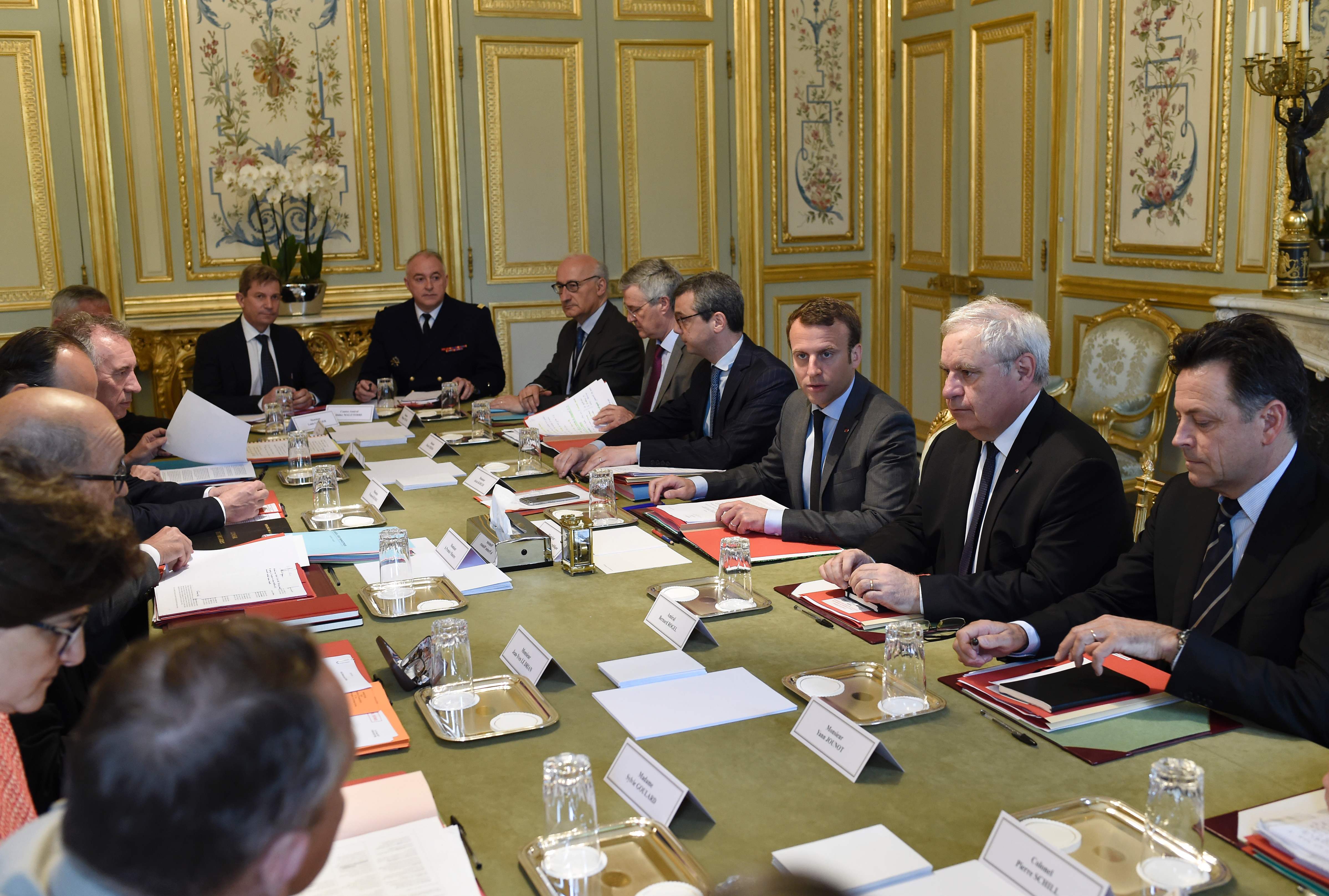 ماكرون يرأس اجتماع الحكومة الفرنسية الإسبوعية
