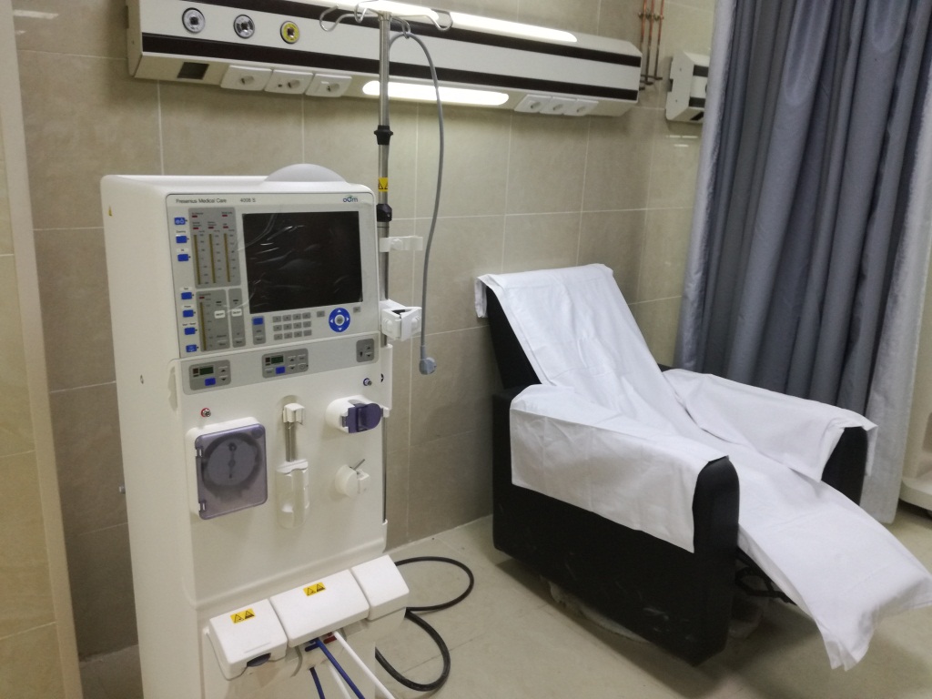 غرف تلقى جرعات العلاج المختلفة بالمستشفي