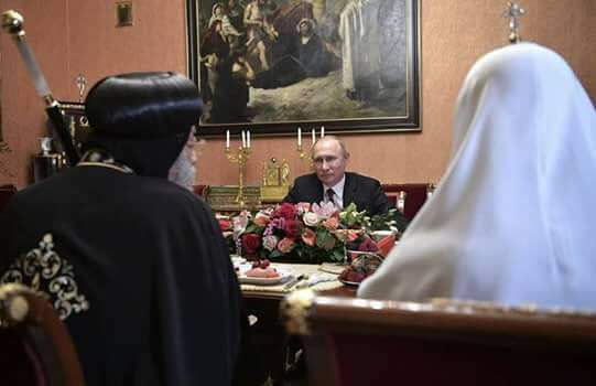 الرئيس الروسي يلتقى البابا تواضروس (4)