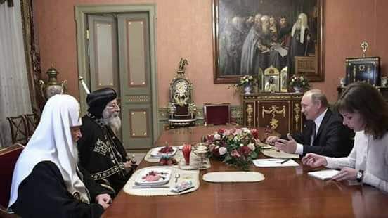 الرئيس الروسي يلتقى البابا تواضروس (2)